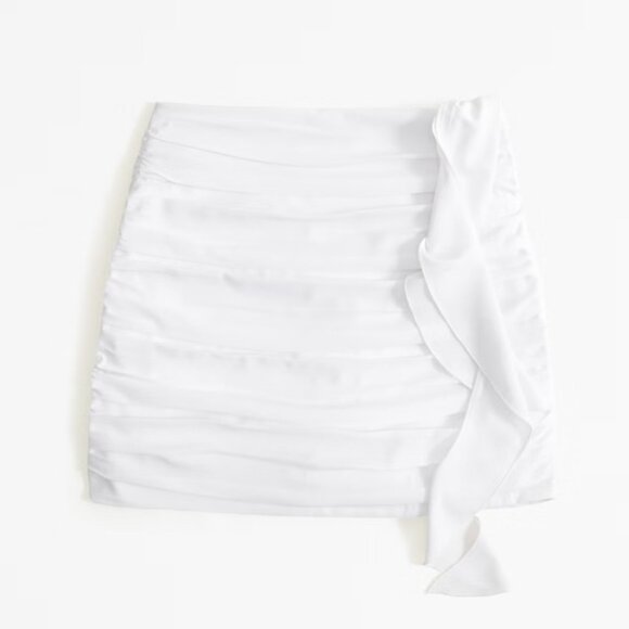 TWO PIECE SET (Top + Skirt) - Abercrombie & Fitch Cascading Ruffle Set - Picture 2 of 6